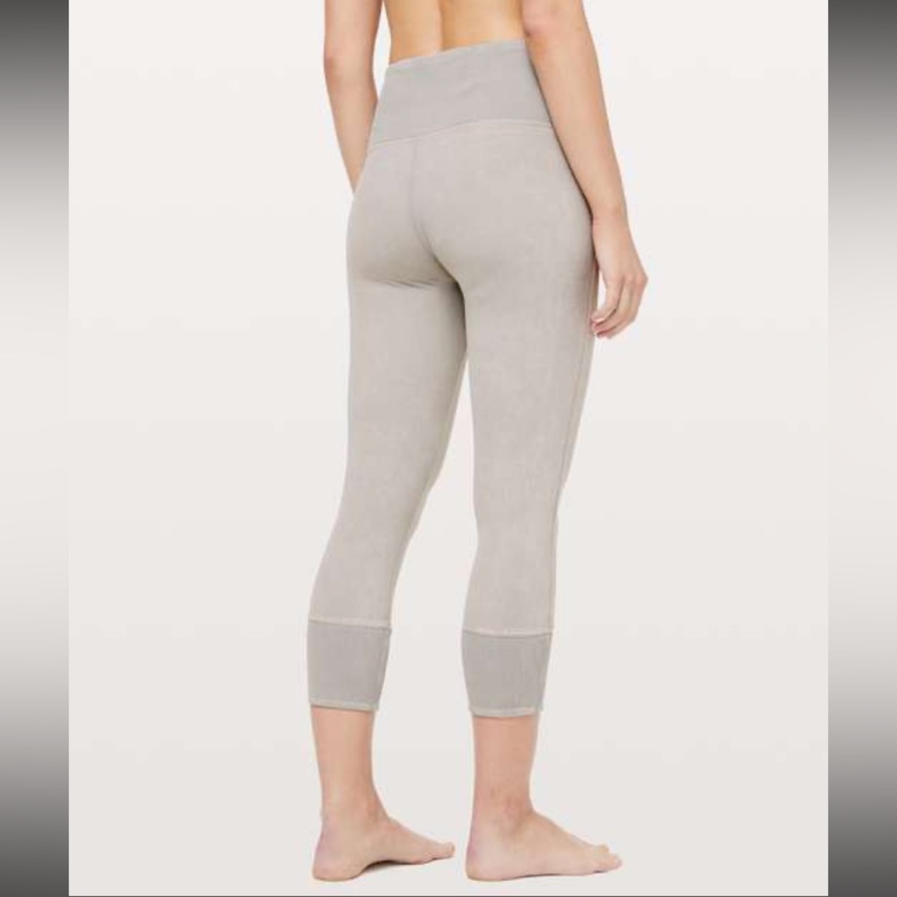 Lululemon Wunder Under Ribbed Crop